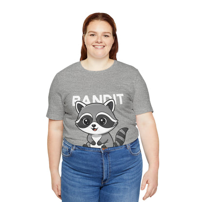Cute Raccoon Bandit Tee - Fun Gift for Animal Lovers, Kids, Eco-Friendly Shirt, Casual Wear, Birthday, Nature Enthusiasts