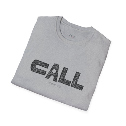 Call Graphic Unisex Softstyle T-Shirt - Casual Streetwear Tee