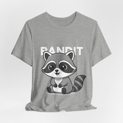 Cute Raccoon Bandit Tee - Fun Gift for Animal Lovers, Kids, Eco-Friendly Shirt, Casual Wear, Birthday, Nature Enthusiasts