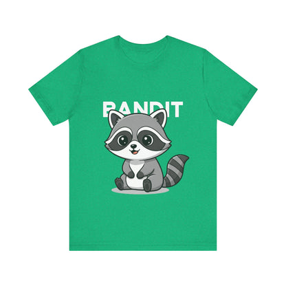 Cute Raccoon Bandit Tee - Fun Gift for Animal Lovers, Kids, Eco-Friendly Shirt, Casual Wear, Birthday, Nature Enthusiasts