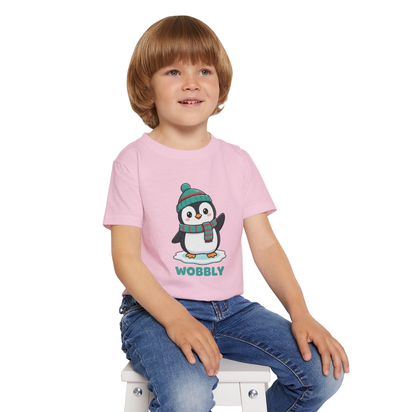 Wobbly Penguin Toddler T-Shirt