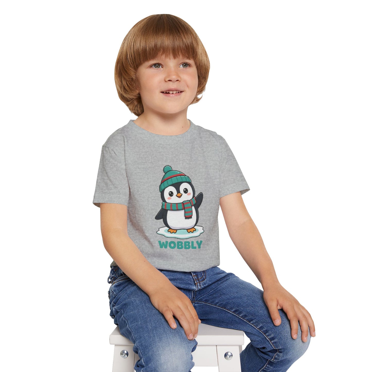 Wobbly Penguin Toddler T-Shirt