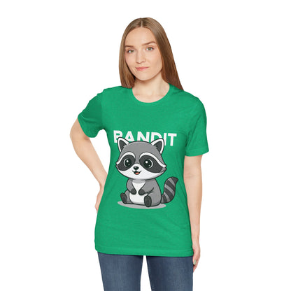Cute Raccoon Bandit Tee - Fun Gift for Animal Lovers, Kids, Eco-Friendly Shirt, Casual Wear, Birthday, Nature Enthusiasts