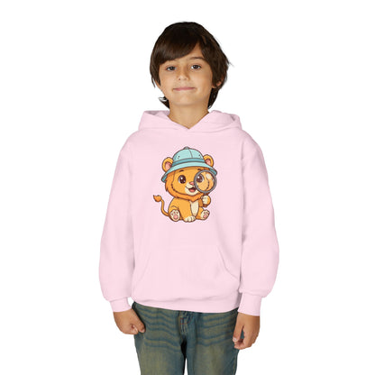 Cute Lion Explorer Youth Sweatshirt