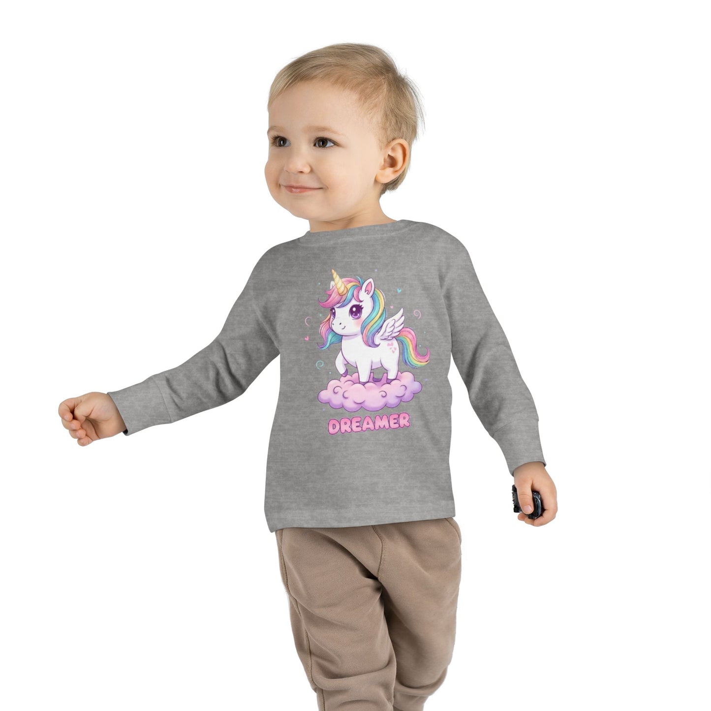 Unicorn Dreamer Toddler Long Sleeve Tee
