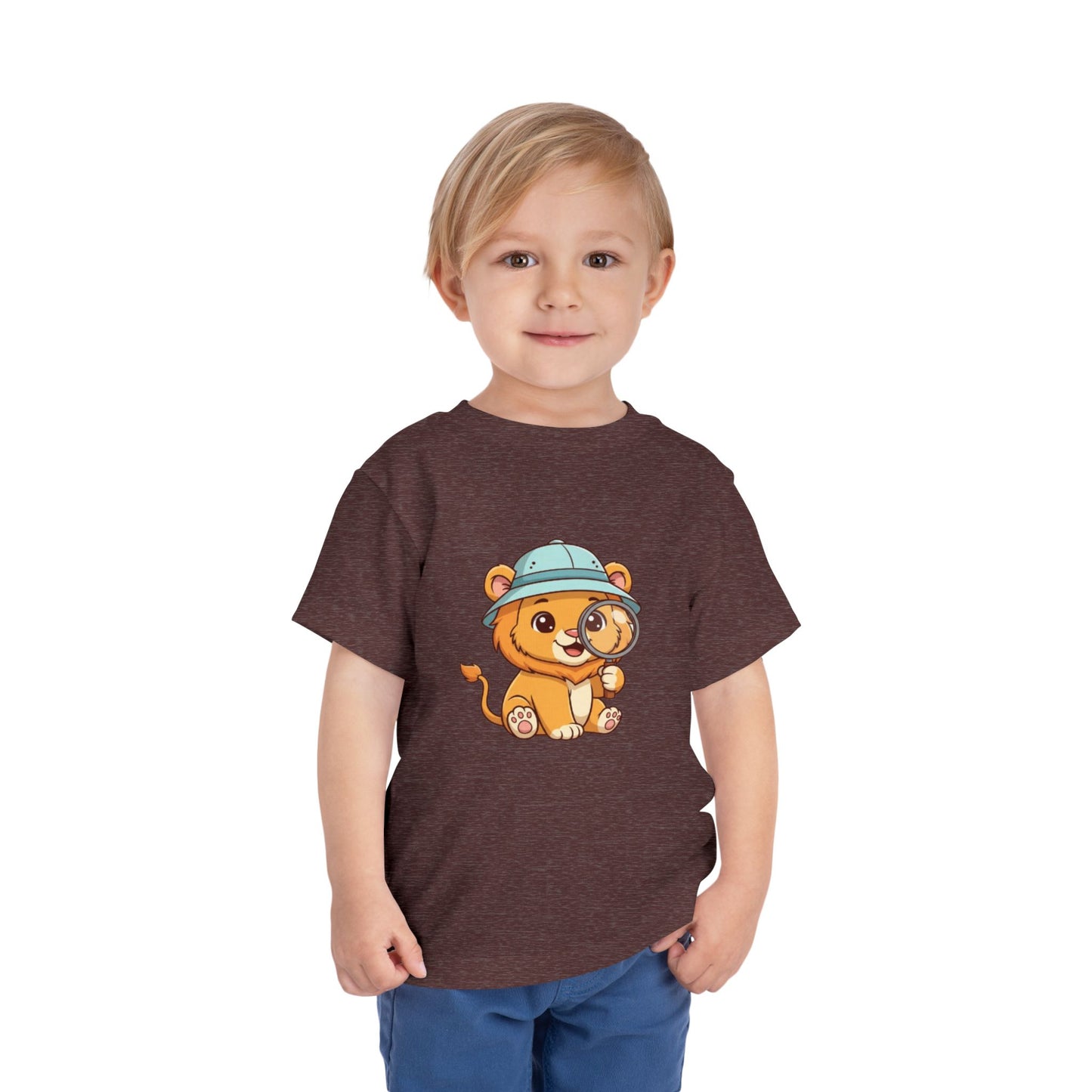 Adventure Lion Toddler Tee - Cute Animal Design for Playful Kids
