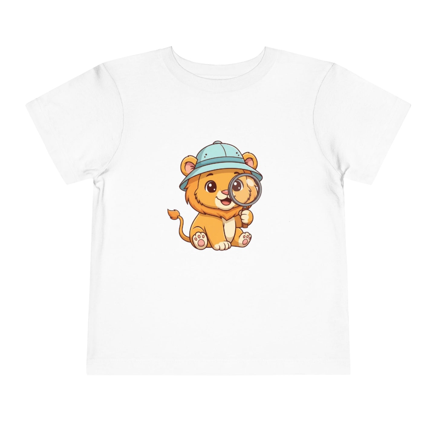 Adventure Lion Toddler Tee - Cute Animal Design for Playful Kids