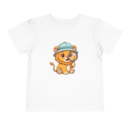 Adventure Lion Toddler Tee - Cute Animal Design for Playful Kids