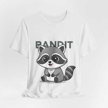 Cute Raccoon Bandit Tee - Fun Gift for Animal Lovers, Kids, Eco-Friendly Shirt, Casual Wear, Birthday, Nature Enthusiasts