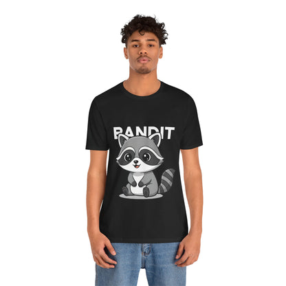 Cute Raccoon Bandit Tee - Fun Gift for Animal Lovers, Kids, Eco-Friendly Shirt, Casual Wear, Birthday, Nature Enthusiasts