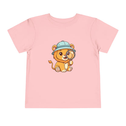 Adventure Lion Toddler Tee - Cute Animal Design for Playful Kids
