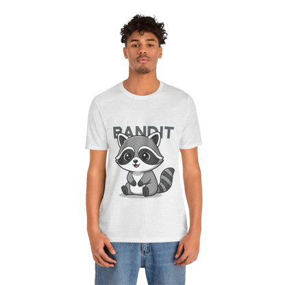 Cute Raccoon Bandit Tee - Fun Gift for Animal Lovers, Kids, Eco-Friendly Shirt, Casual Wear, Birthday, Nature Enthusiasts