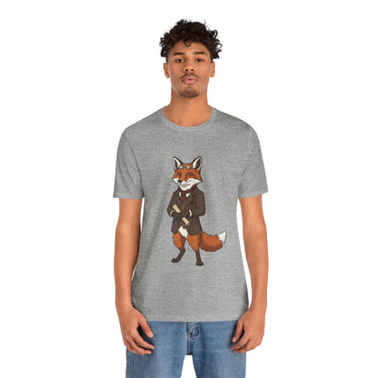 Stylish Fox Graphic Tee, Animal Lover's shirt, Fun Casual Outfit, Unique Gift for Him/Her, Quirky Fashion Statement