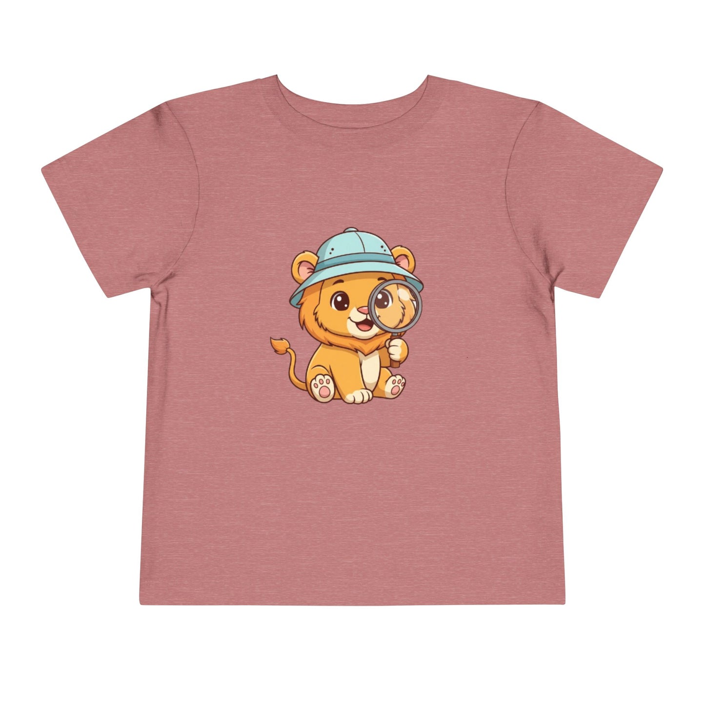 Adventure Lion Toddler Tee - Cute Animal Design for Playful Kids