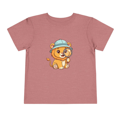 Adventure Lion Toddler Tee - Cute Animal Design for Playful Kids