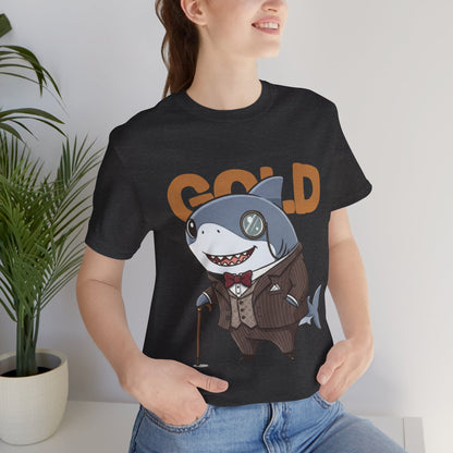 Unique Gentleman Shark Shirt | Classic 1920s Style Animal Art T-Shirt -  Unisex Tee, Gift for Shark Lovers, Casual Outfit
