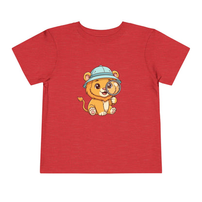Adventure Lion Toddler Tee - Cute Animal Design for Playful Kids