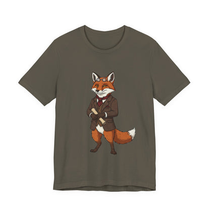 Stylish Fox Graphic Tee, Animal Lover's shirt, Fun Casual Outfit, Unique Gift for Him/Her, Quirky Fashion Statement