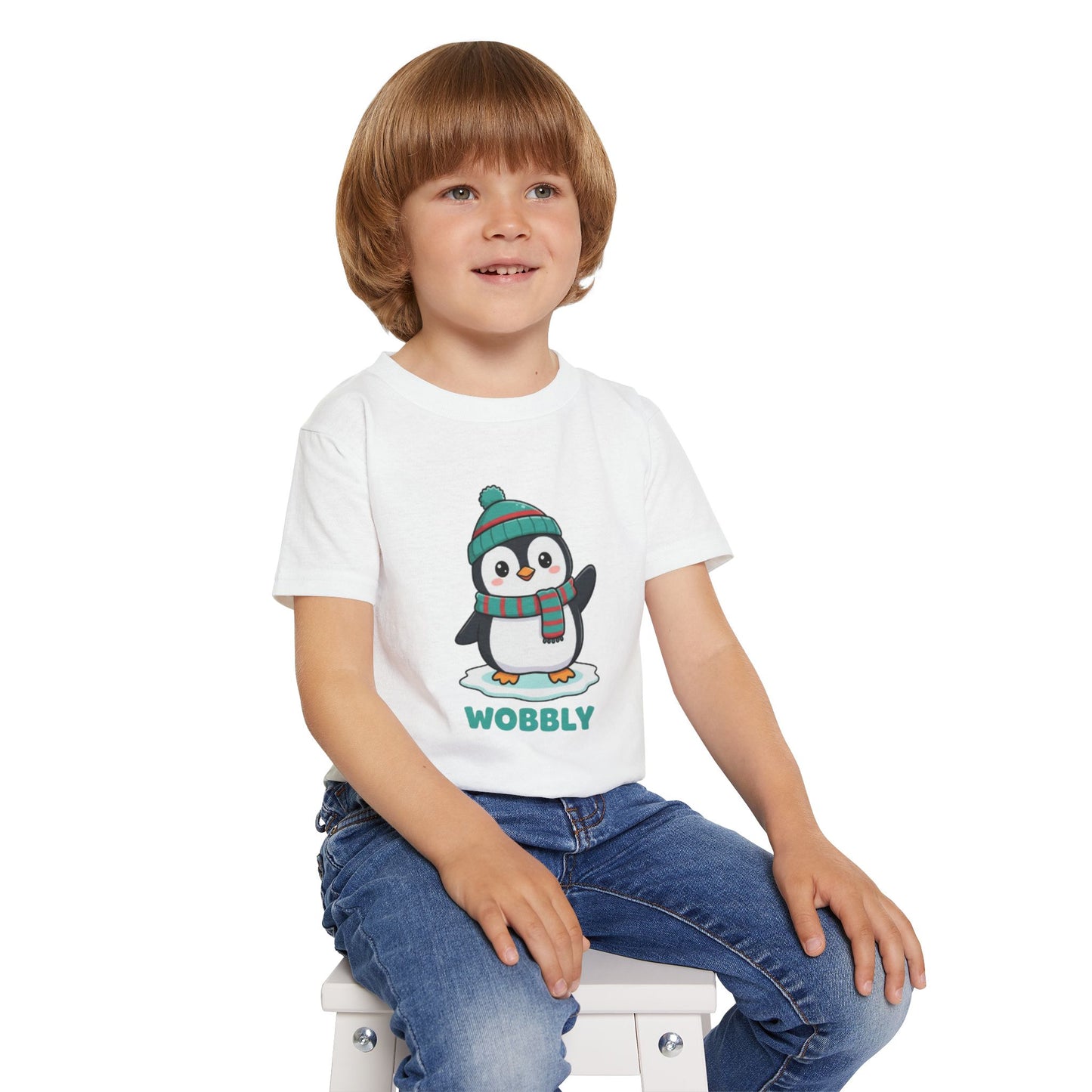 Wobbly Penguin Toddler T-Shirt