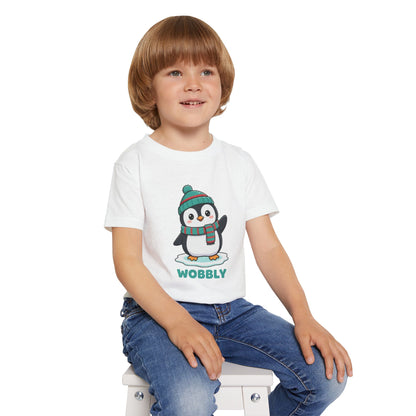 Wobbly Penguin Toddler T-Shirt