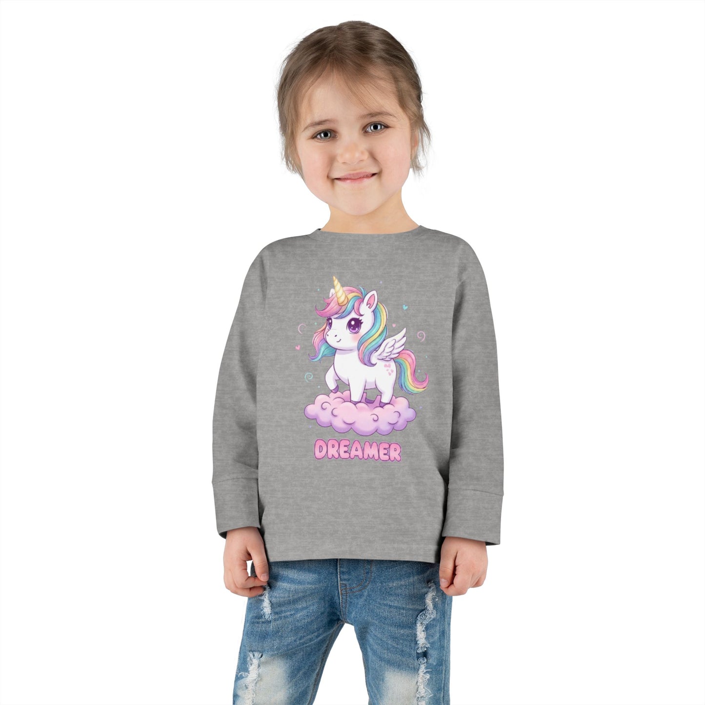 Unicorn Dreamer Toddler Long Sleeve Tee