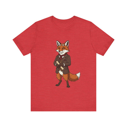 Stylish Fox Graphic Tee, Animal Lover's shirt, Fun Casual Outfit, Unique Gift for Him/Her, Quirky Fashion Statement