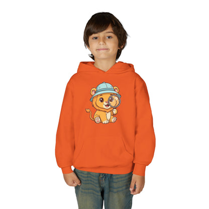 Cute Lion Explorer Youth Sweatshirt
