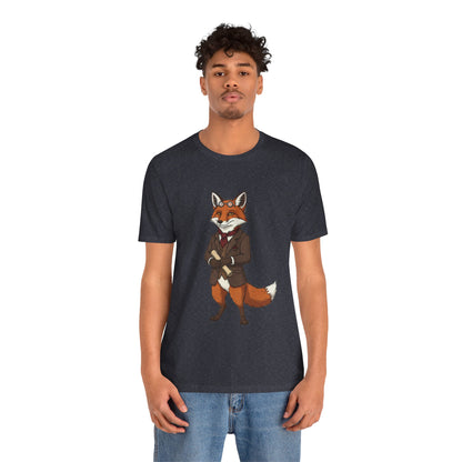 Stylish Fox Graphic Tee, Animal Lover's shirt, Fun Casual Outfit, Unique Gift for Him/Her, Quirky Fashion Statement