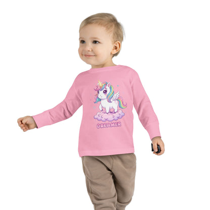 Unicorn Dreamer Toddler Long Sleeve Tee