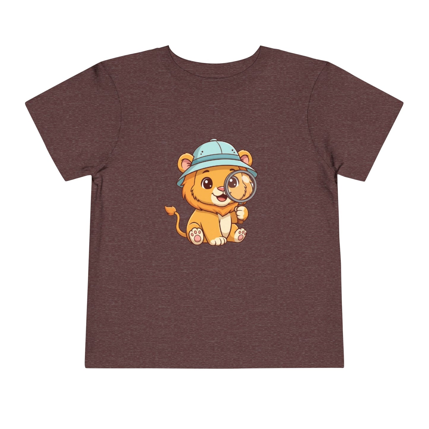 Adventure Lion Toddler Tee - Cute Animal Design for Playful Kids
