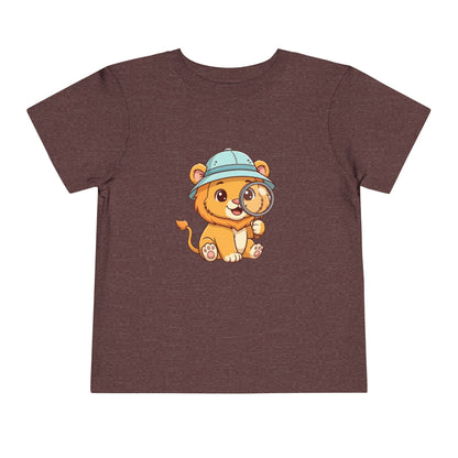 Adventure Lion Toddler Tee - Cute Animal Design for Playful Kids