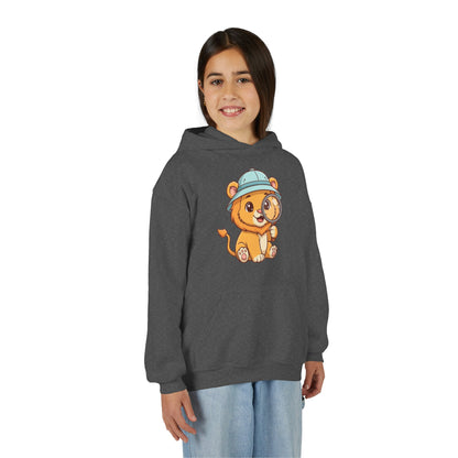 Cute Lion Explorer Youth Sweatshirt
