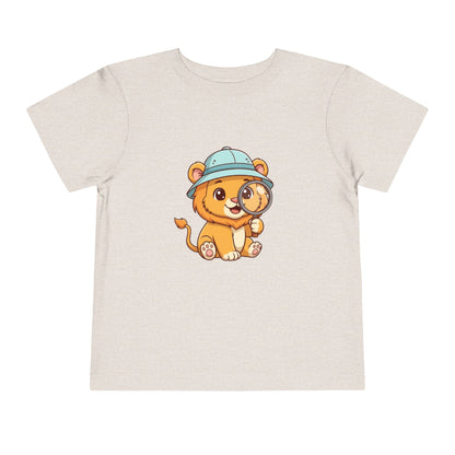 Adventure Lion Toddler Tee - Cute Animal Design for Playful Kids