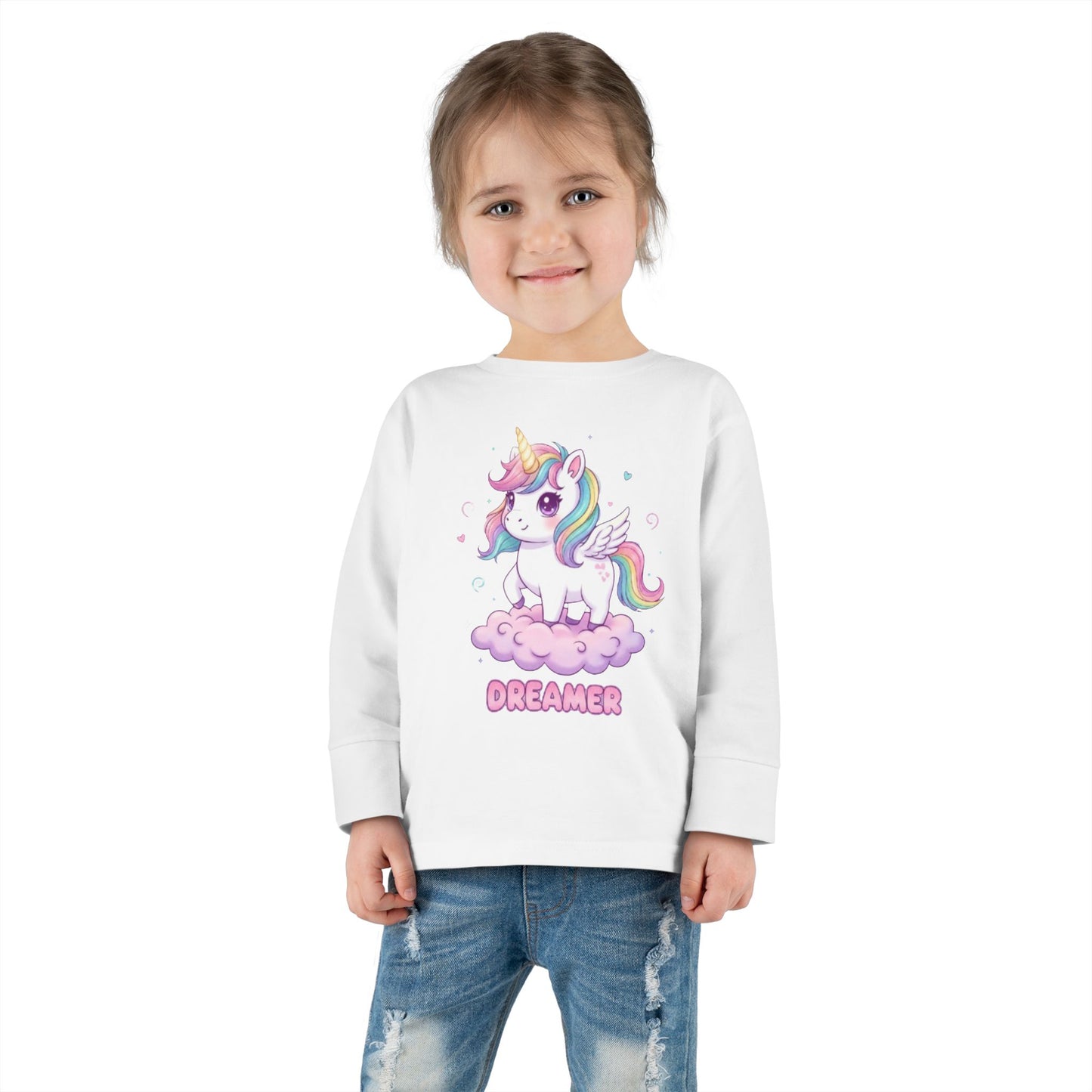 Unicorn Dreamer Toddler Long Sleeve Tee
