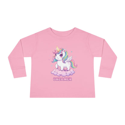 Unicorn Dreamer Toddler Long Sleeve Tee