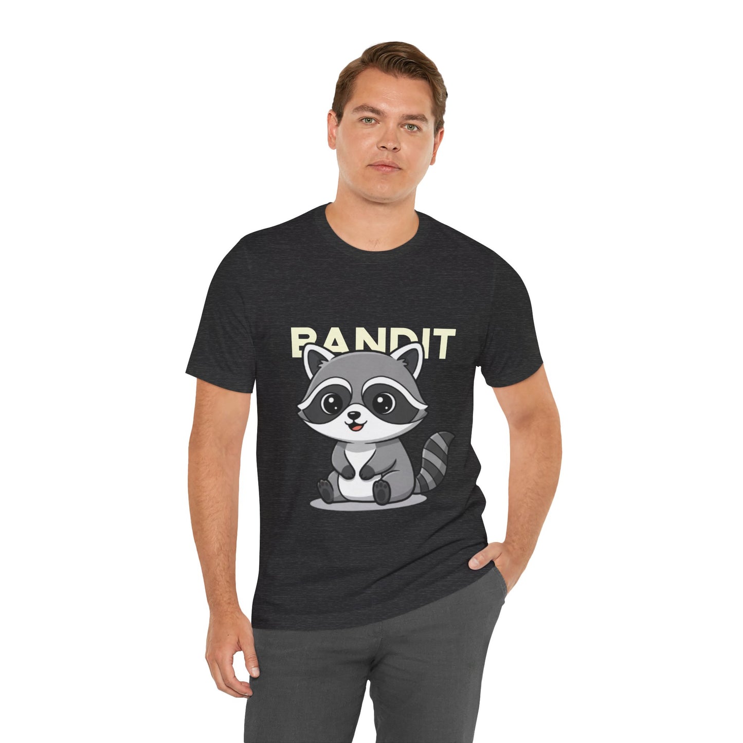 Cute Raccoon Bandit Tee - Fun Gift for Animal Lovers, Kids, Eco-Friendly Shirt, Casual Wear, Birthday, Nature Enthusiasts