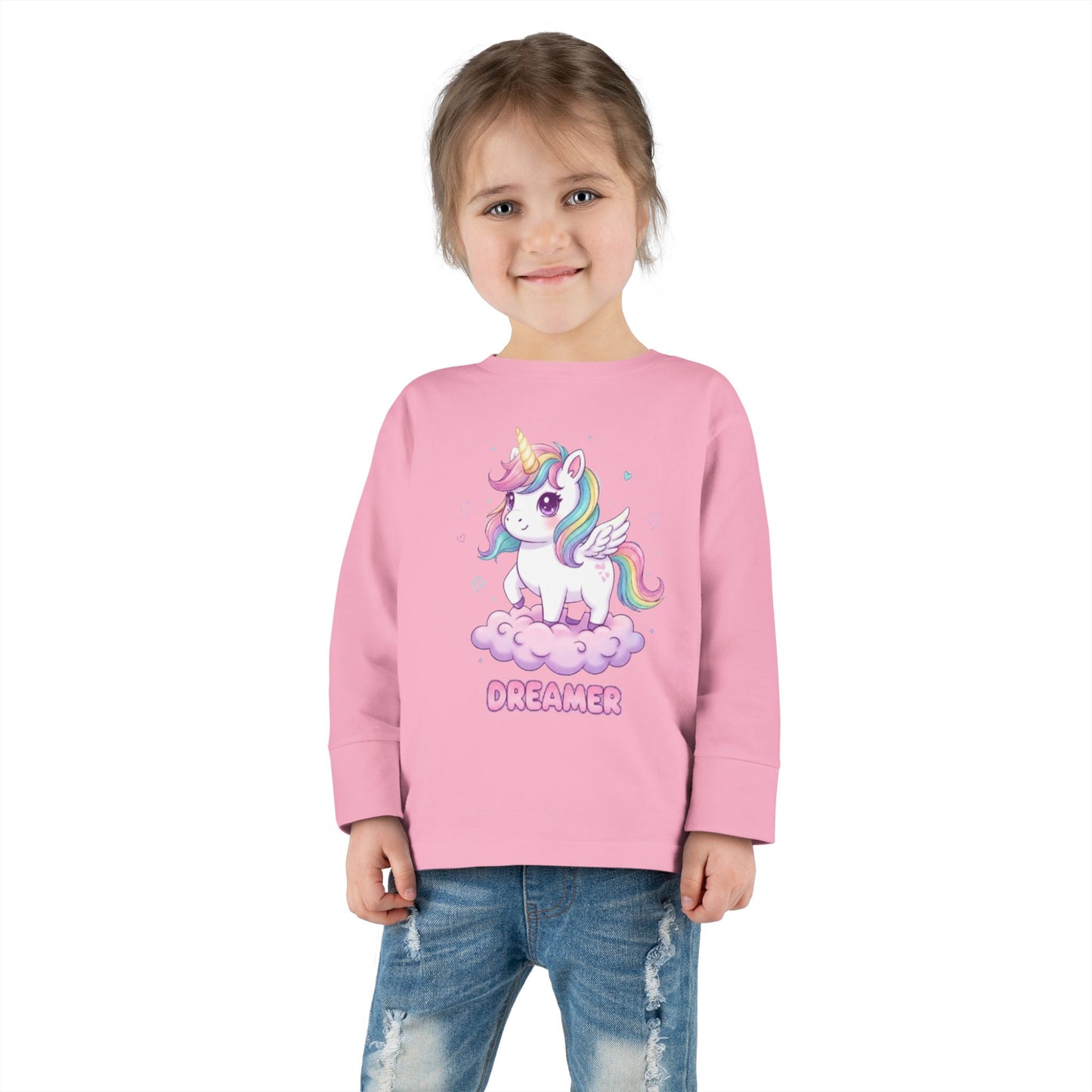 Unicorn Dreamer Toddler Long Sleeve Tee