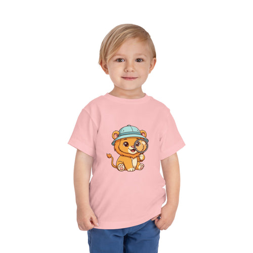Adventure Lion Toddler Tee - Cute Animal Design for Playful Kids