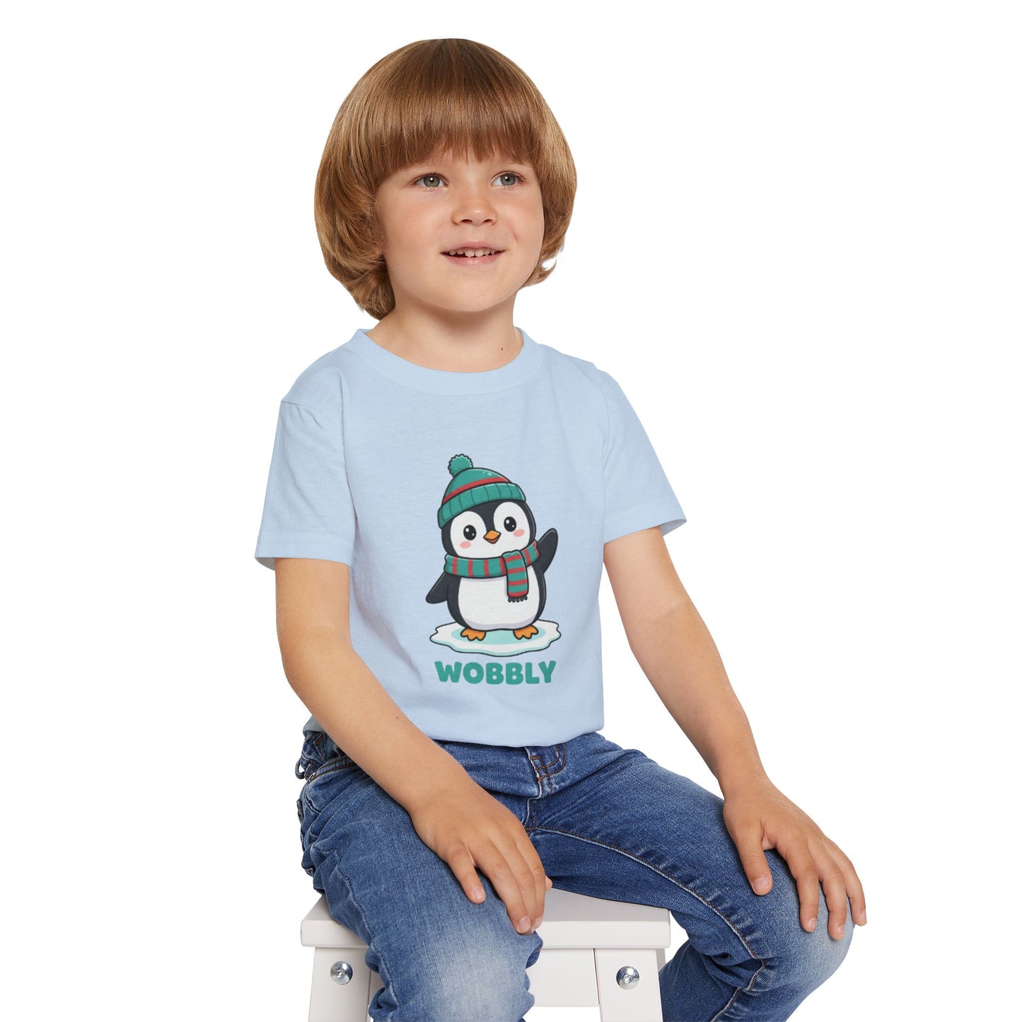 Wobbly Penguin Toddler T-Shirt