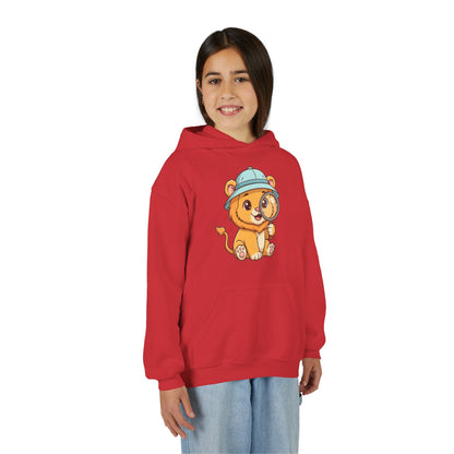 Cute Lion Explorer Youth Sweatshirt
