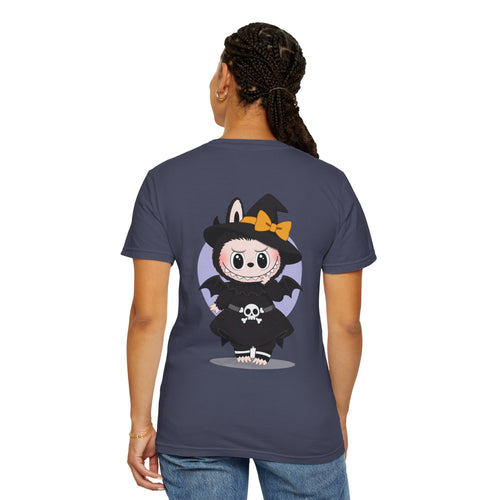 Cute Halloween Unisex T-Shirt with Witch Design