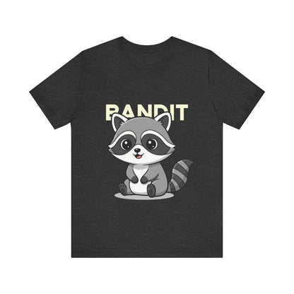 Cute Raccoon Bandit Tee - Fun Gift for Animal Lovers, Kids, Eco-Friendly Shirt, Casual Wear, Birthday, Nature Enthusiasts