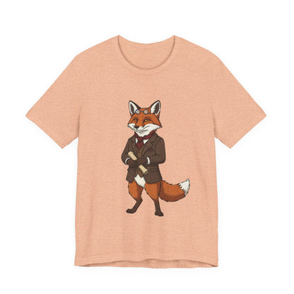 Stylish Fox Graphic Tee, Animal Lover's shirt, Fun Casual Outfit, Unique Gift for Him/Her, Quirky Fashion Statement