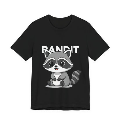 Cute Raccoon Bandit Tee - Fun Gift for Animal Lovers, Kids, Eco-Friendly Shirt, Casual Wear, Birthday, Nature Enthusiasts