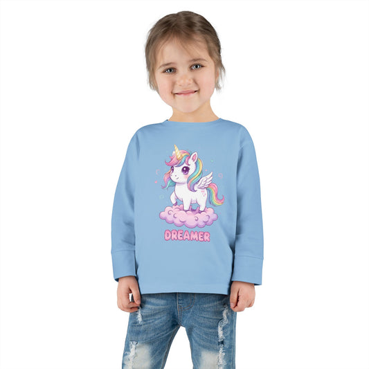 Unicorn Dreamer Toddler Long Sleeve Tee